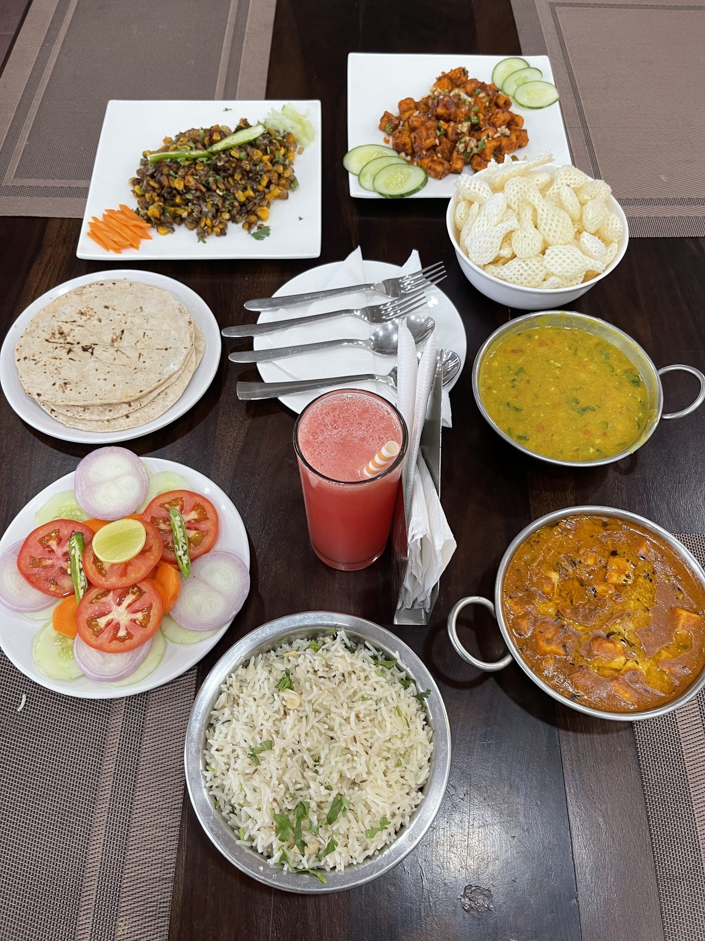 Cafeteria spread